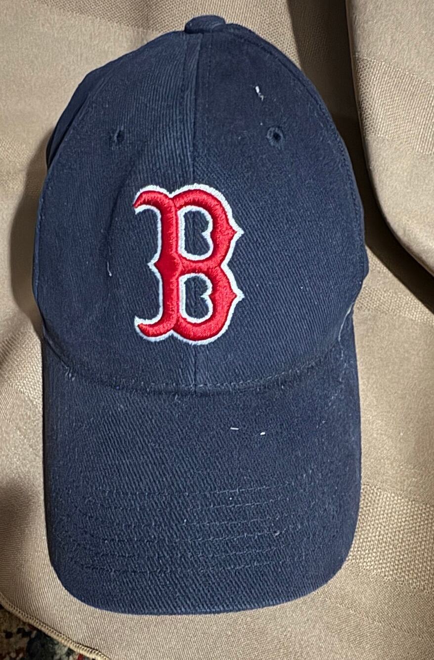 Boston Red Sox MLB Fan Favorite Navy Adjustable Baseball Cap Hat 100% Cotton